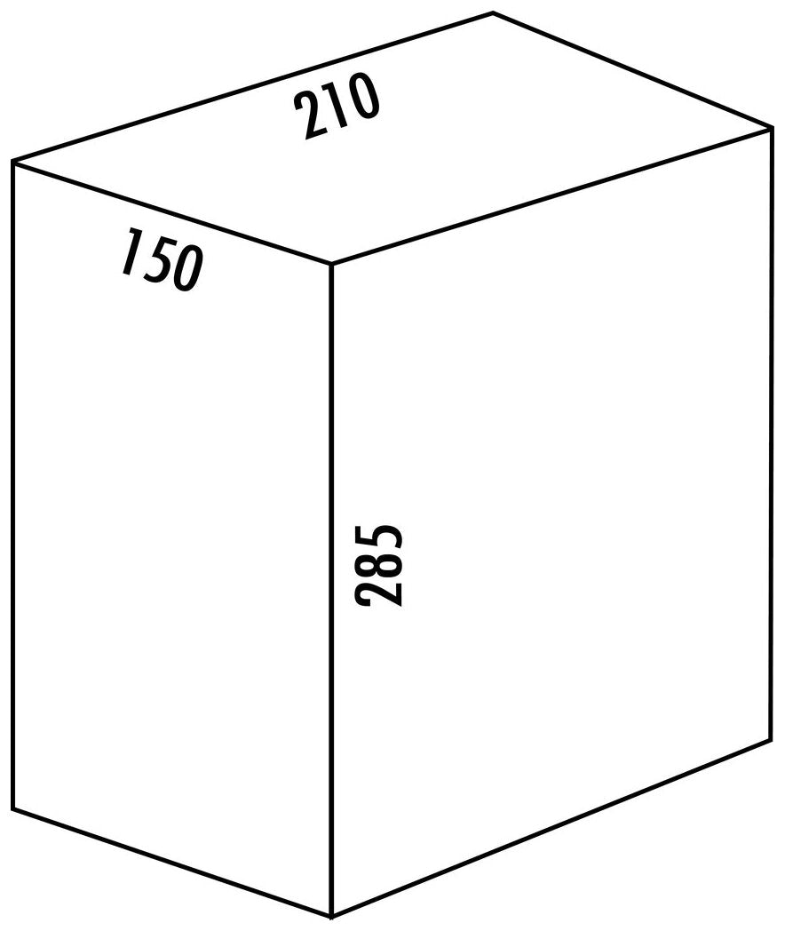 WESCO® Ersatzbehälter, anthrazit, 7,5 l
