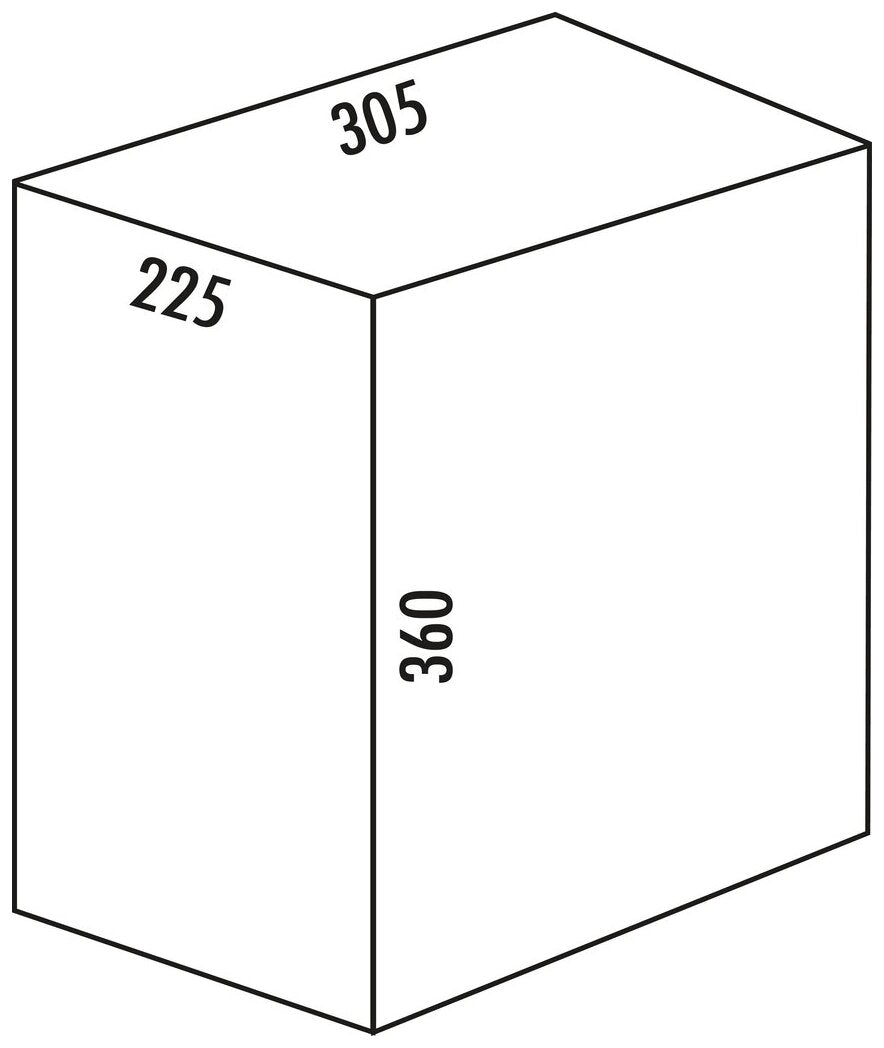 WESCO® Ersatzbehälter, anthrazit, 20 Liter