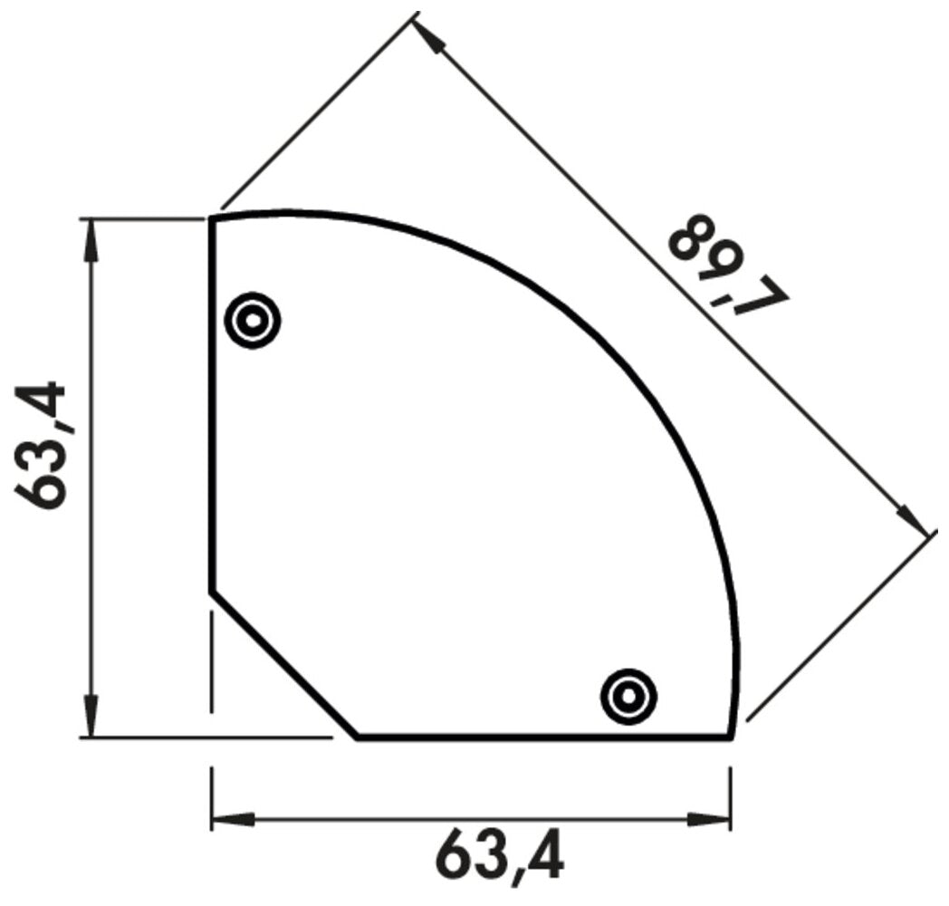 Corner Doppelsteckdosen, edelstahlfarbig