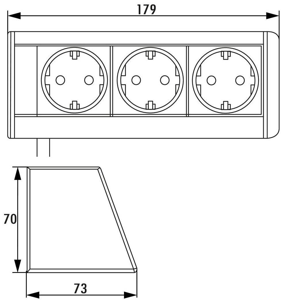 Evoline® R Dock, silberfarbig
