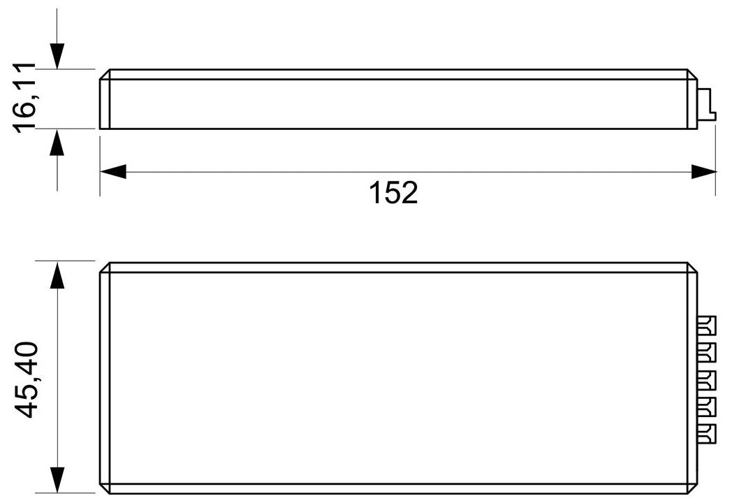 LED Konverter für Fakto LED Flex Stripes, weiß