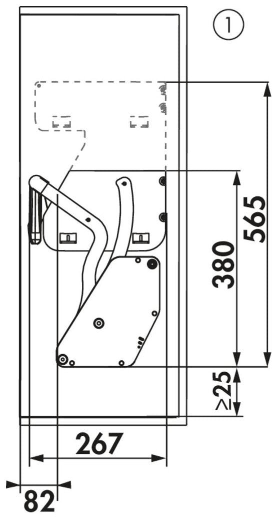 iMove-Set Double Tray, für 600er Schrank, B 562 mm