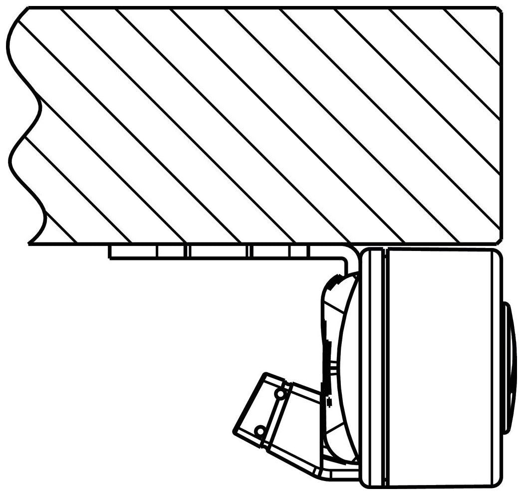 Bedienelement EHV-M, schwarz