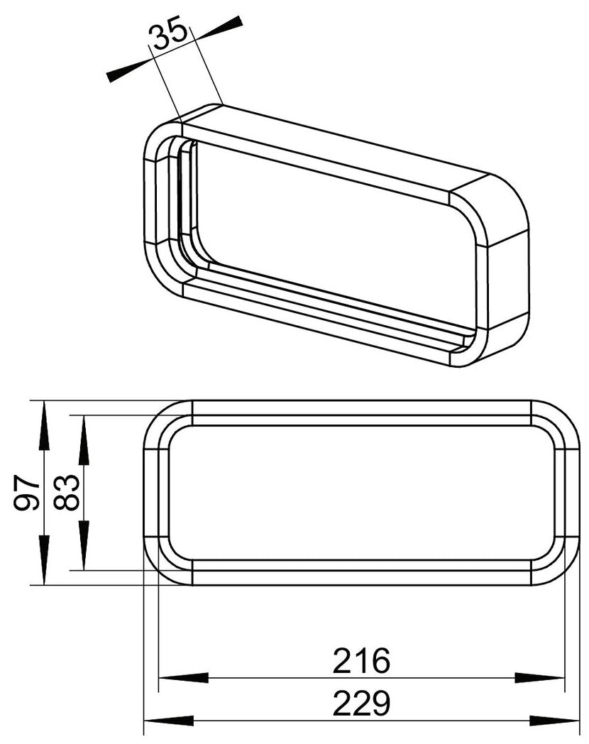 STEEL flow SF-Profildichtung, PVC