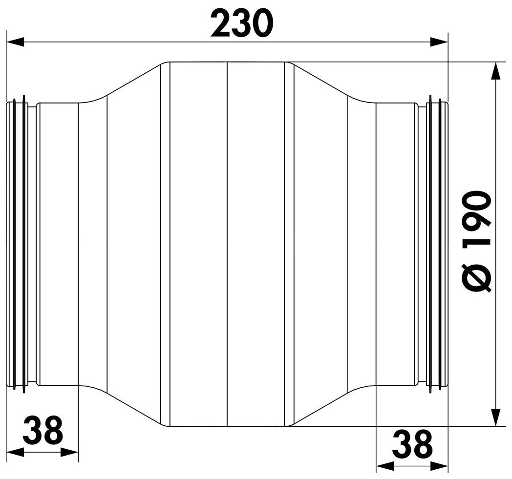 STEEL flow SR-KDA 150 Kondenswasserabscheider, verzinkter Stahl