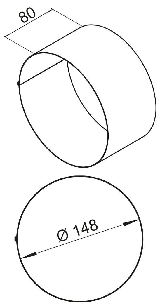 STEEL flow SR-VBS 150 Rohrbogenverbinder, verzinkter Stahl