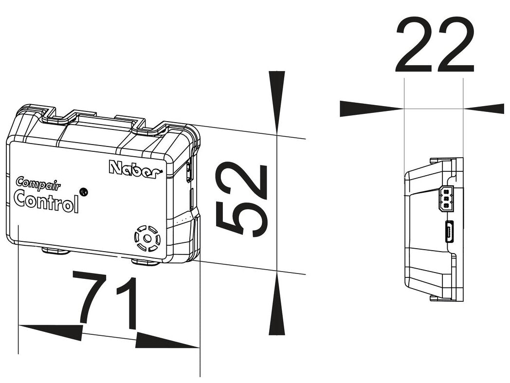 PRIME flow COMPAIR Control®, weiß