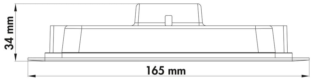 Copertina 165 LED, Einzelleuchte, weiß