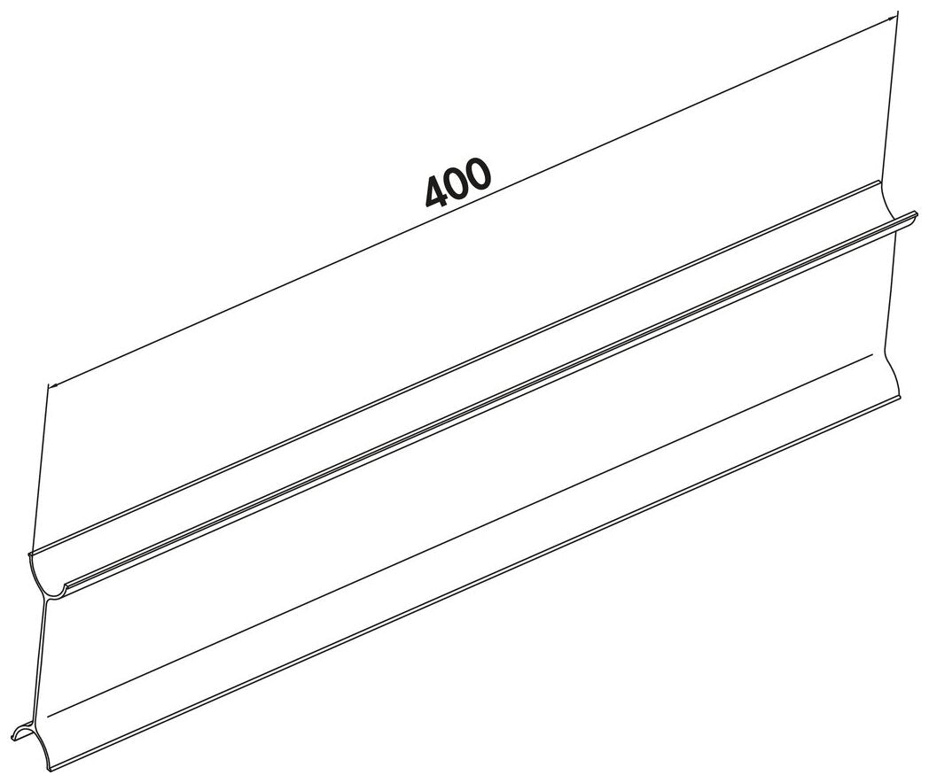 PRIME flow P-STS 150 Stützsteg, hellgrau