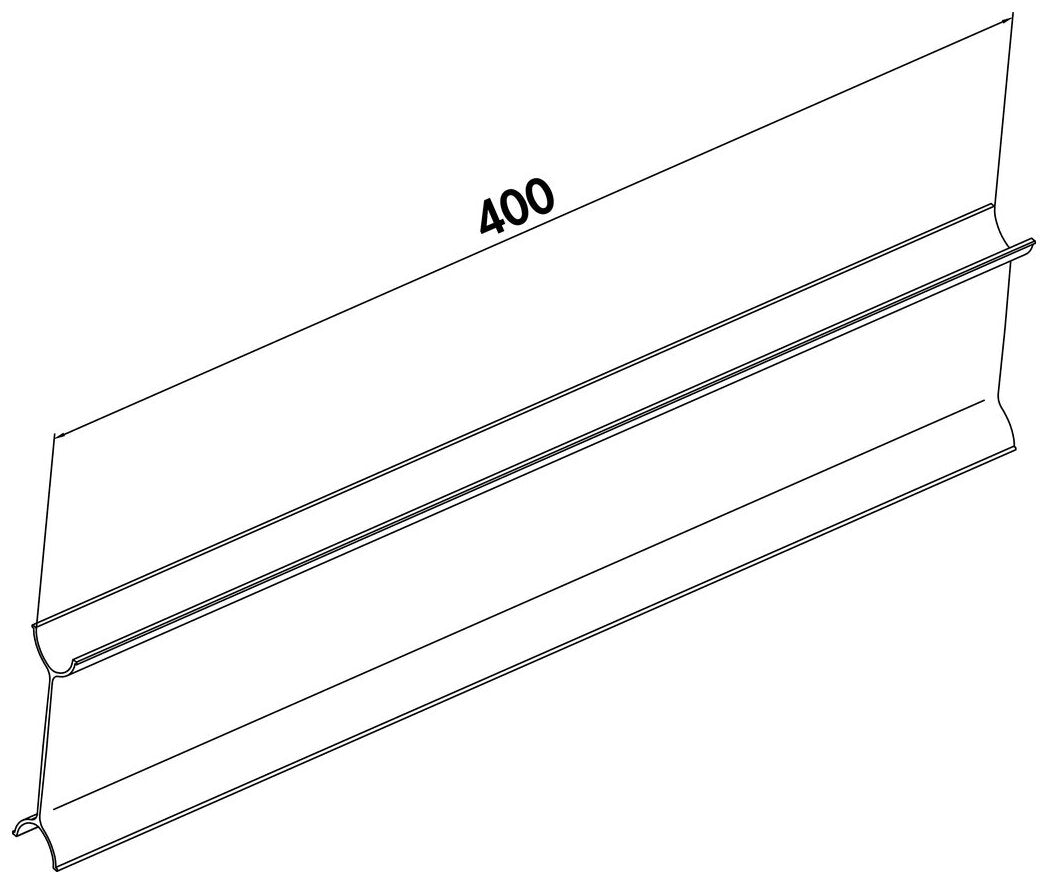 PRIME flow P-STS 150 Stützsteg, hellgrau