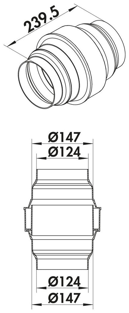 KDA 150 Kondenswasserabscheider, hellgrau