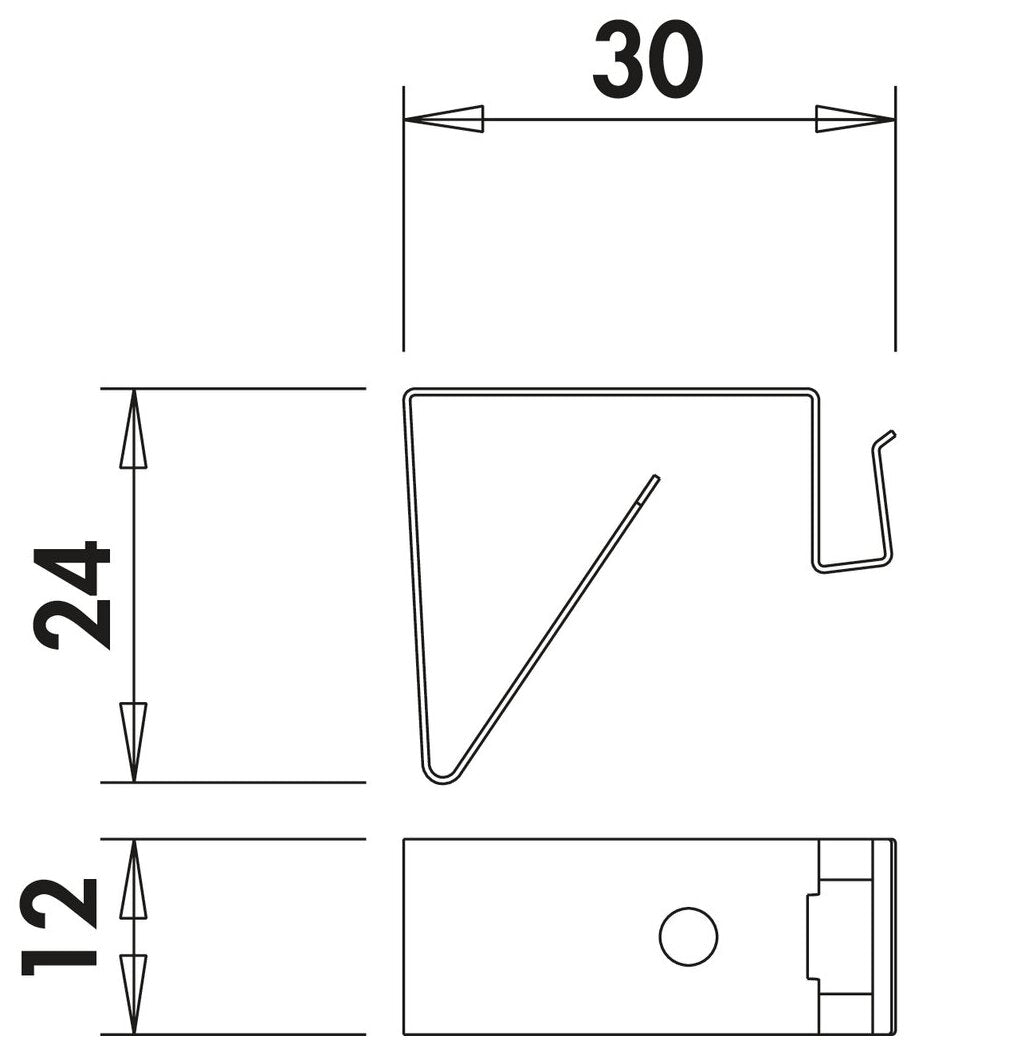 Befestigungsclips, Edelstahl