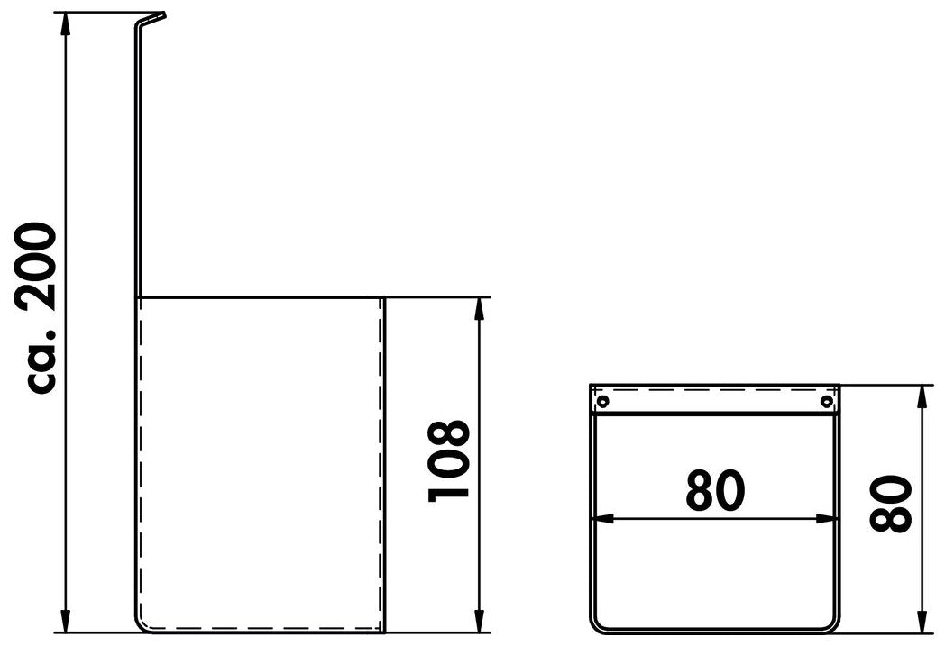transFORM Köcher, schwarz matt