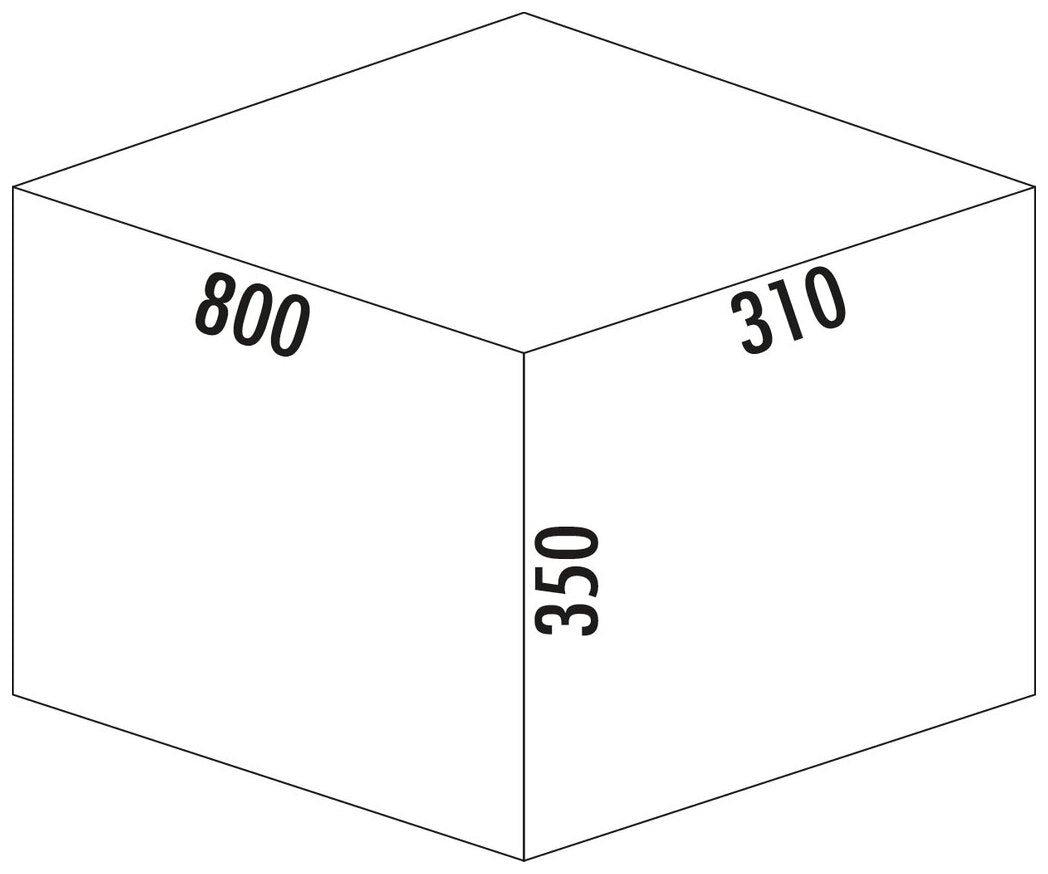 Cox Stand-UP® 350 K/800-3, anthrazit, H 350 mm