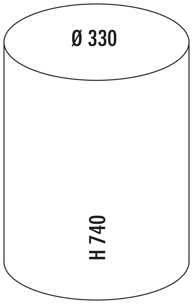 WESCO® Standascher 50 mit Sieb und Einsatz