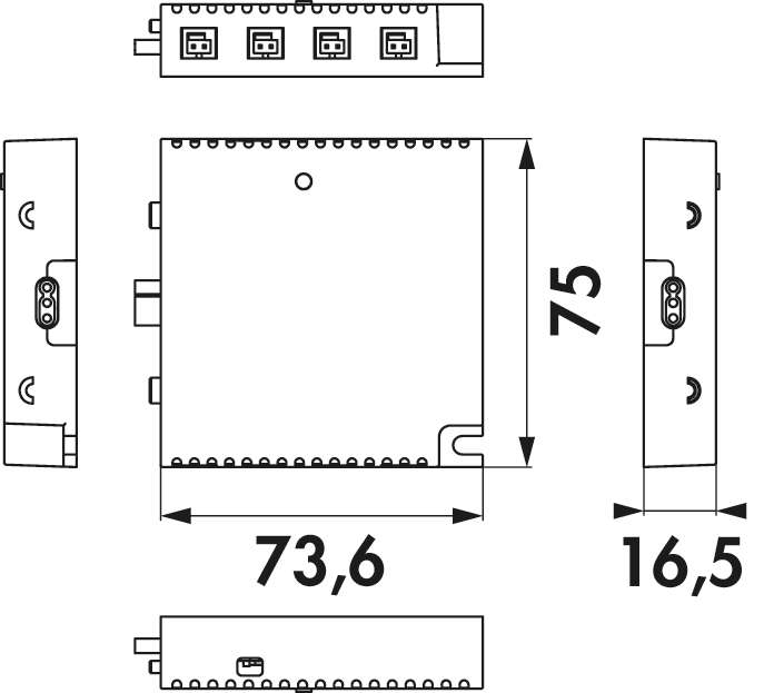 MEC Driver LED 1-Kanal Modul Funk/ZigBee