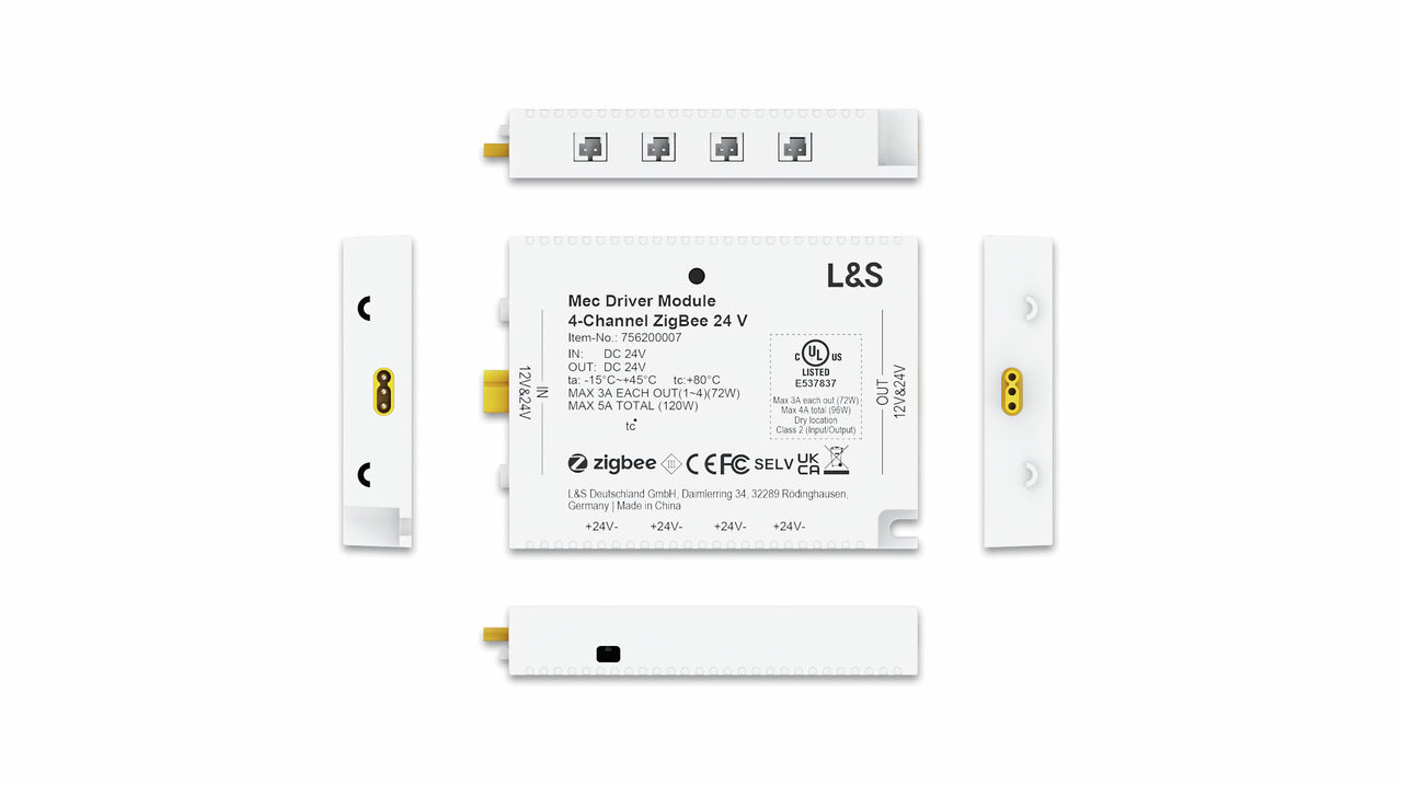 MEC Driver LED 4-Kanal Modul Funk/ZigBee