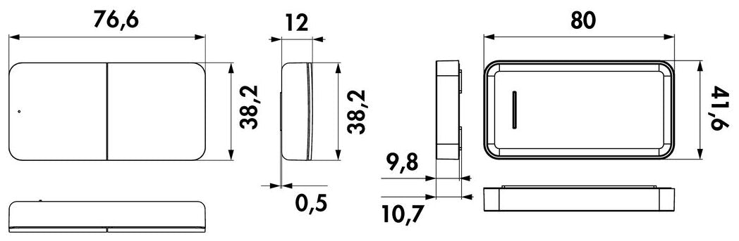 MEC Driver LED Fernbedienung 1+4 Kanal ZigBee