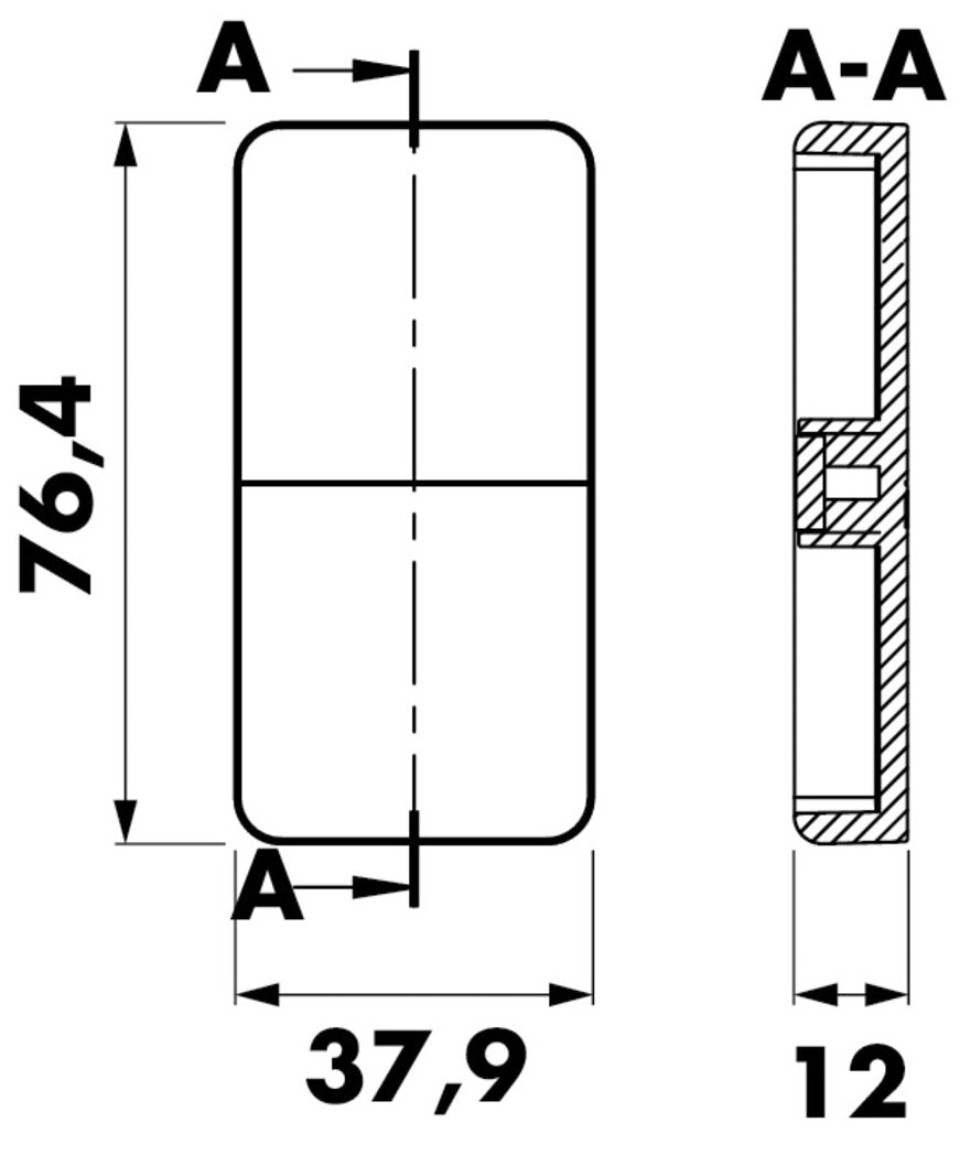 MEC Driver LED Blindabdeckung