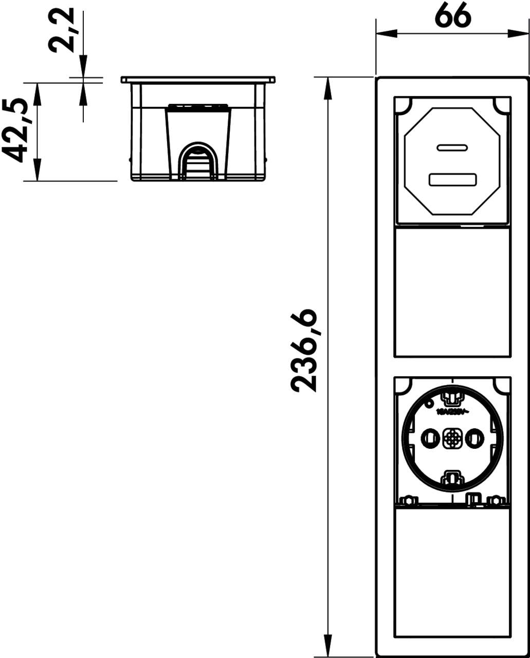 VersaHit Mono Combi USB A/C