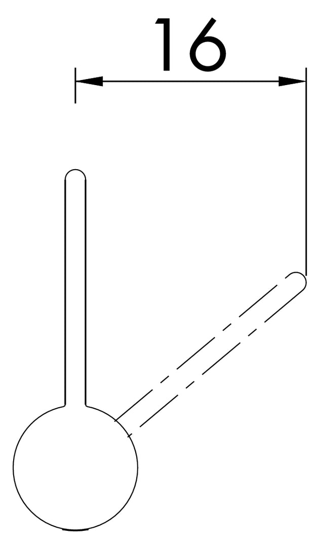 Zeichnung zu L-INE XS 3 als Variante chrom, Hochdruck von Naber GmbH in der Kategorie Armaturen in Österreich auf conceptshop.at