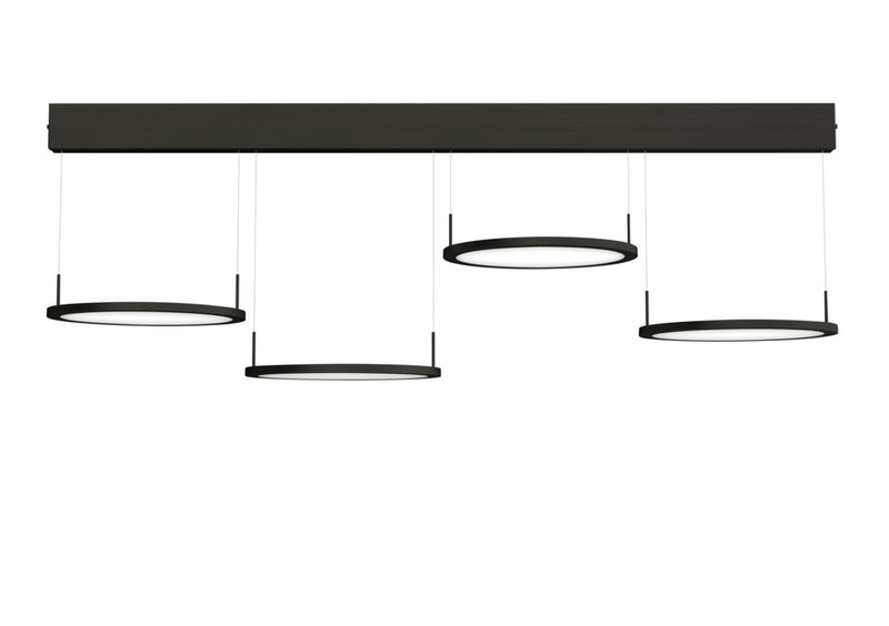 Plate 4 LED als Variante schwarz matt von Naber GmbH in der Kategorie Lichttechnik in Österreich auf conceptshop.at