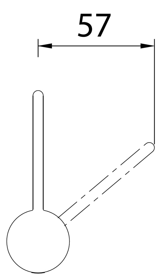 Zeichnung zu Ceralook 1 als Variante schwarz matt, Hochdruck von Naber GmbH in der Kategorie Armaturen in Österreich auf conceptshop.at