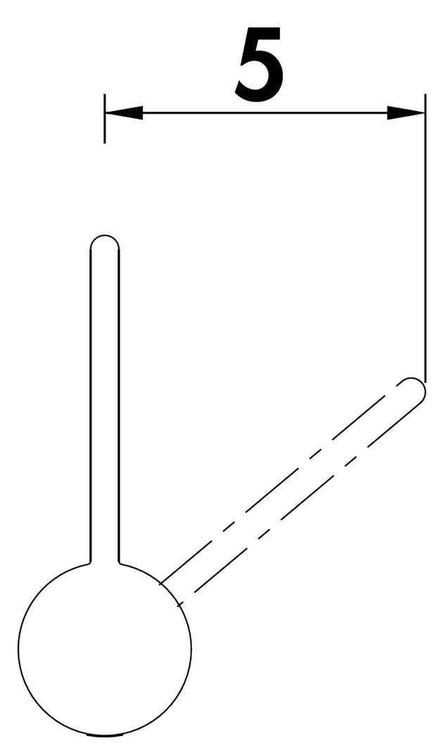 Zeichnung zu Zeichnung zu Sottile 1 Bad als Variante chrom, Hochdruck von Naber GmbH in der Kategorie Armaturen in Österreich auf conceptshop.at