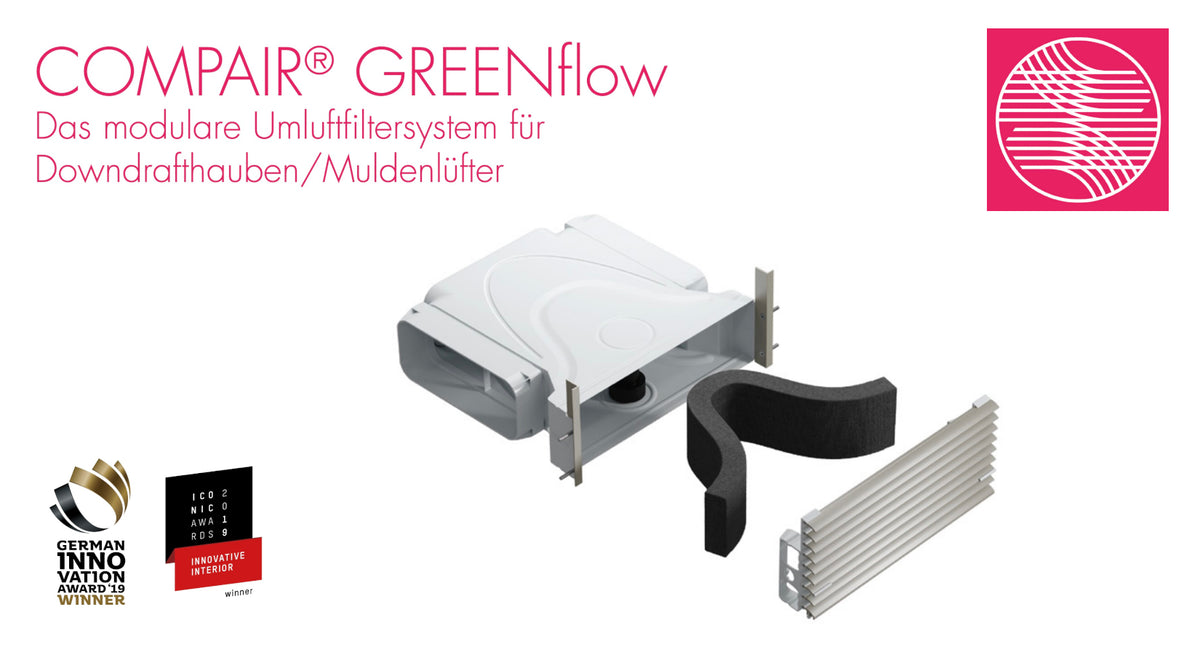 COMPAIR GREENflow Sockelsystem für Muldenlüfter