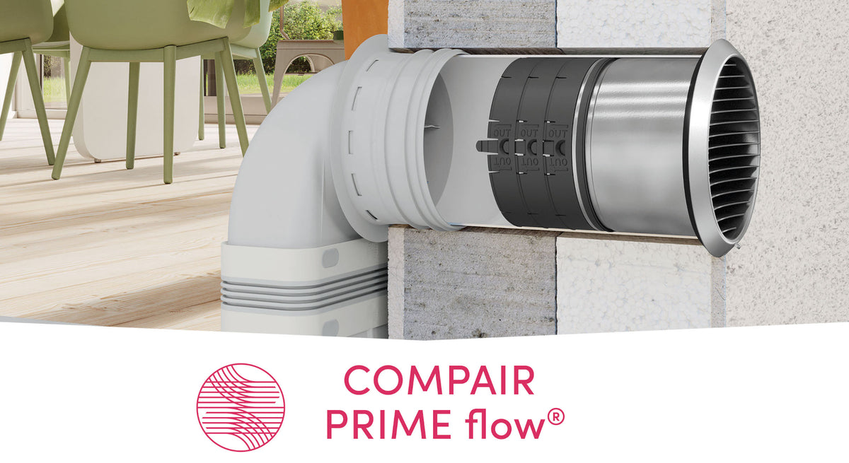 COMPAIR PRIME flow Flachkanalsystem für Dunstabzugshauben