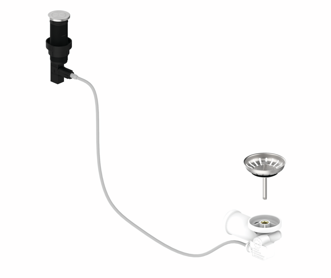 Druckknopfexzentergarnitur, für Corno Basso 2–5