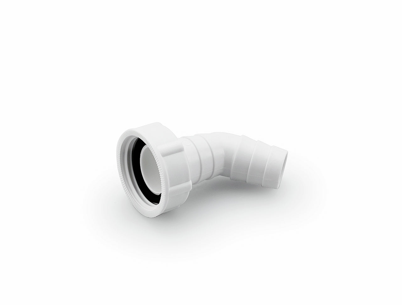 Schlauchverschraubung, weiß