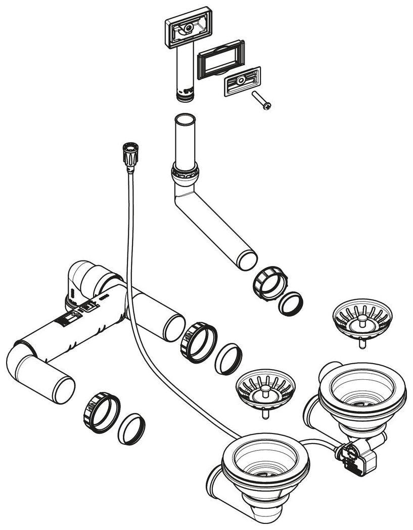 Druckknopfexzentergarnitur