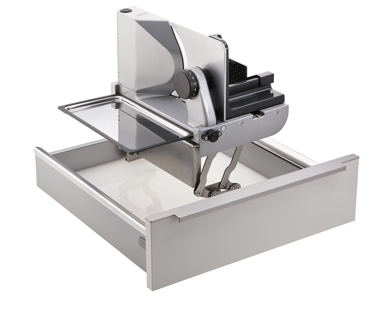 ritter MultiSchneider AES 72 SR-H, silbermetallic, Schneidgut rechts geführt