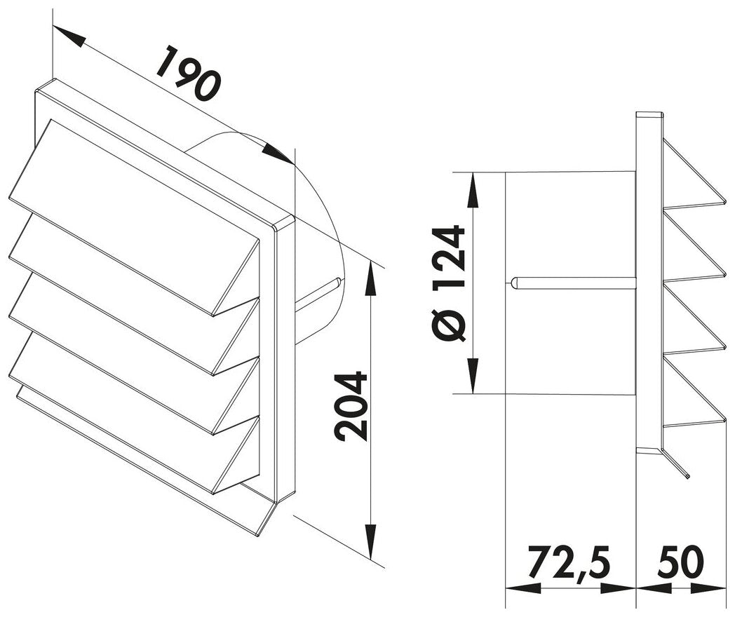 K-Jal 125 Außenjalousie