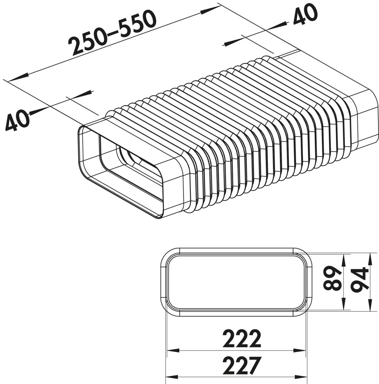 F-RBFLEX 1 System 150 Rohrbogen