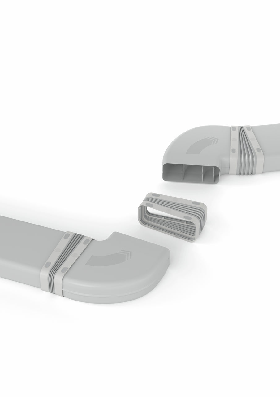 PRIME flow P-UVB 150 Universalverbinder, hellgrau