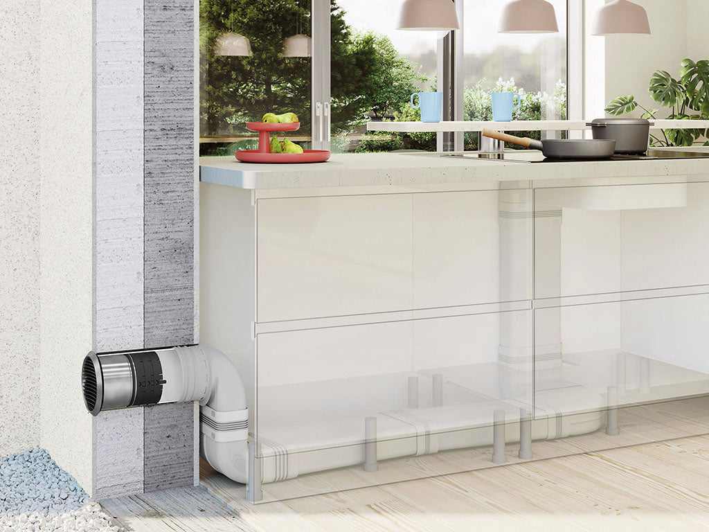 PRIME flow P-UVB 150 Universalverbinder, hellgrau