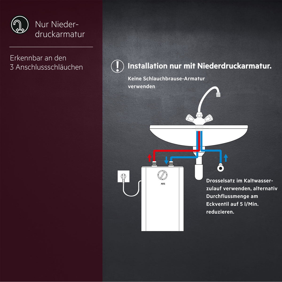 AEG Untertischgerät Small U5, weiß