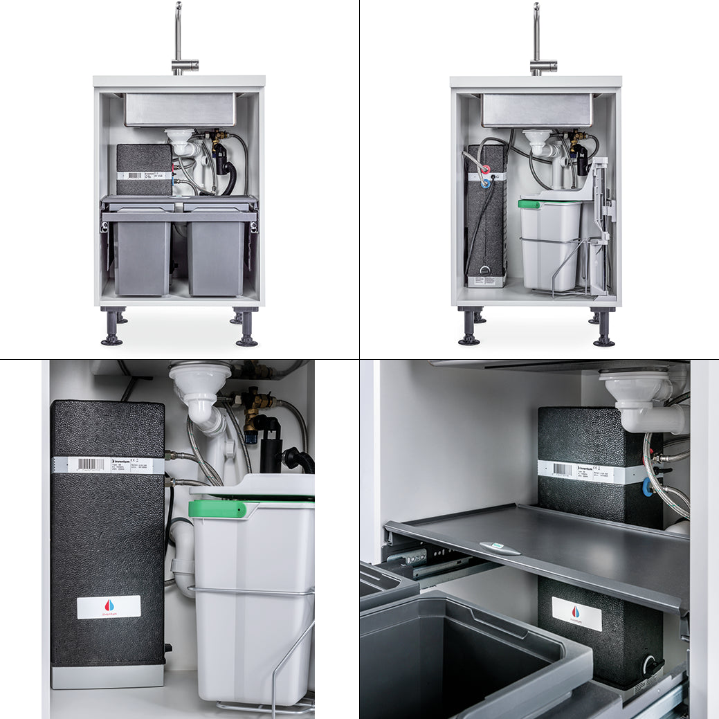 Q5 5-Liter-Speicher, schwarz matt/grau, für Anschluss in DE, AT, LU