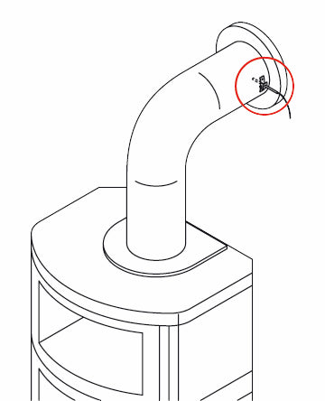 Funk-Temperatursensor, weiß