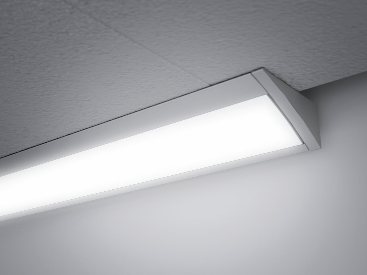 Effekt Farbwechsel LED, Einsatzleuchte, L 2600 mm, edelstahlfarbig