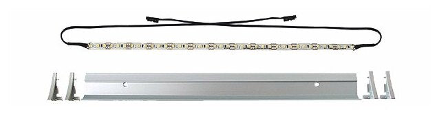 Effekt Farbwechsel LED, Einsatzleuchte, L 2600 mm, edelstahlfarbig