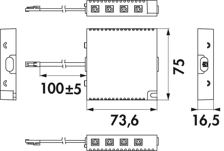 MEC Driver LED Verteilermodul