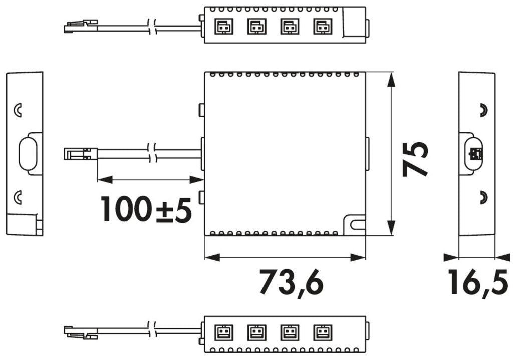 MEC Driver LED Verteilermodul