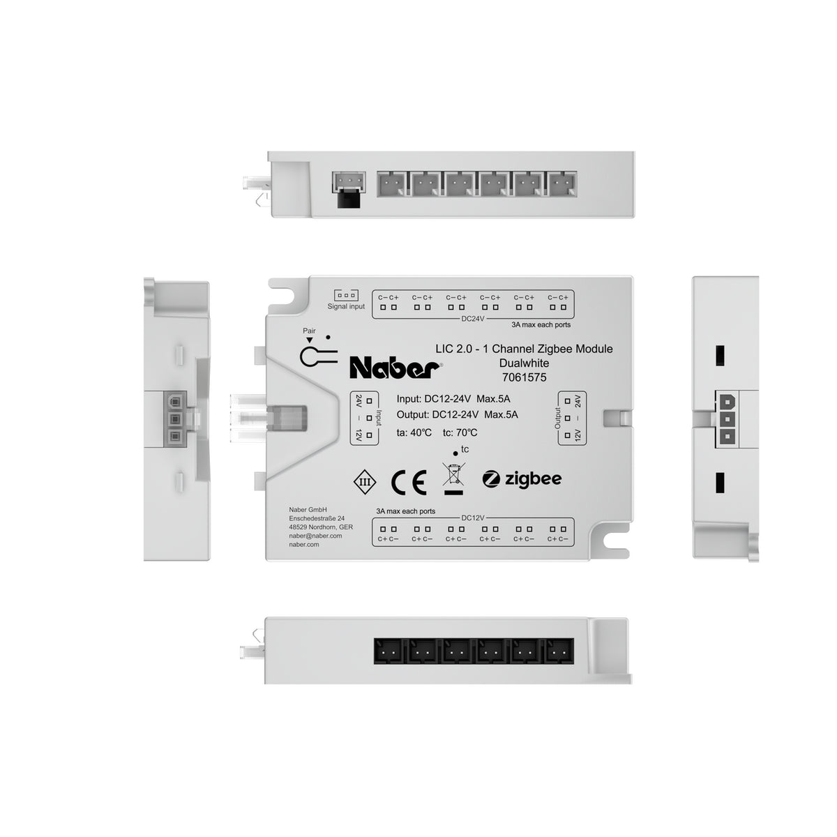 LIC 2.0 Driver LED 1-Kanal Modul Funk/ZigBee, 12/24 V