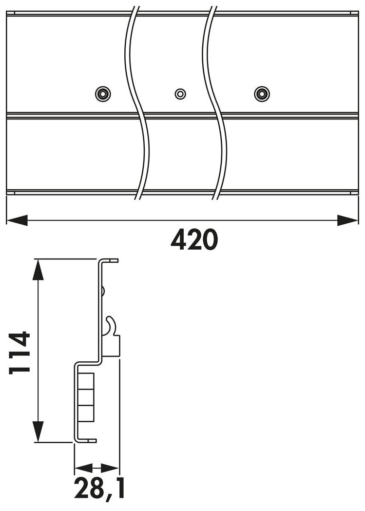 Lucento Magnet Messerhalter, schwarz