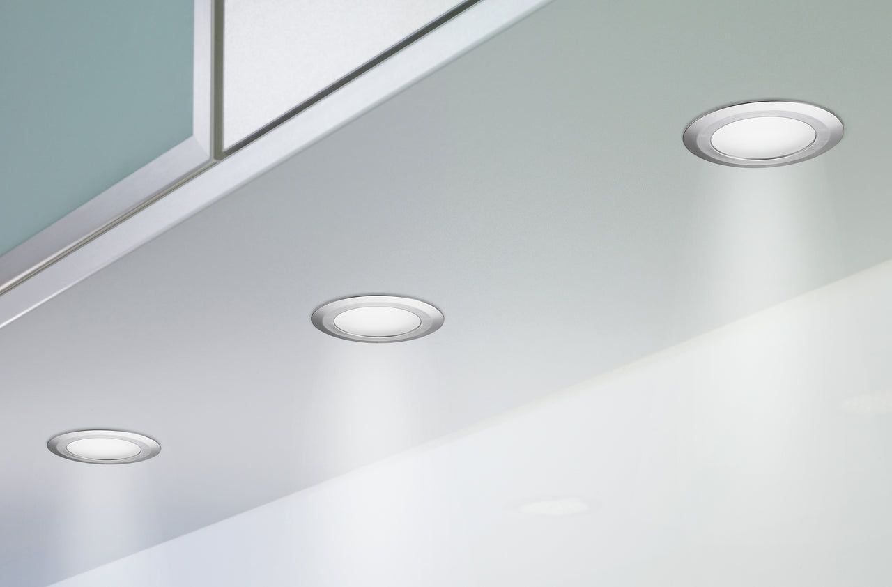 Need LED, Einzelleuchte o. Schalter, edelstahlfarbig