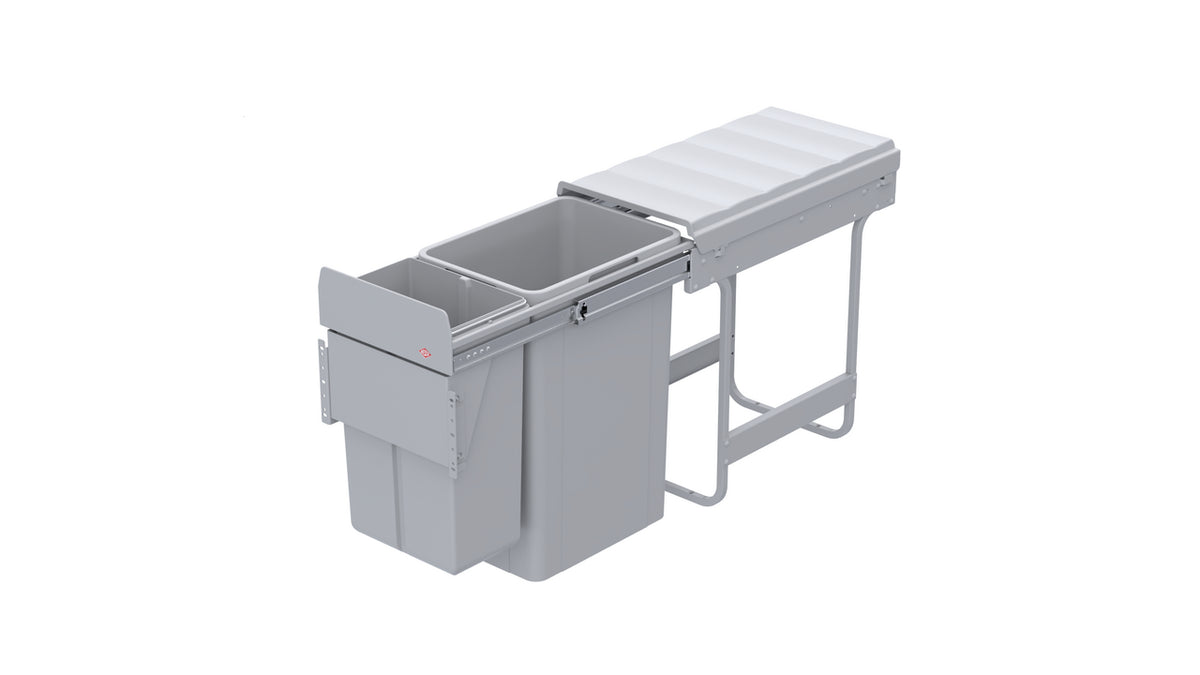 WESCO® Traditionline Double-Boy® 485 S/300-2 mit Frontanbindung, alugrau