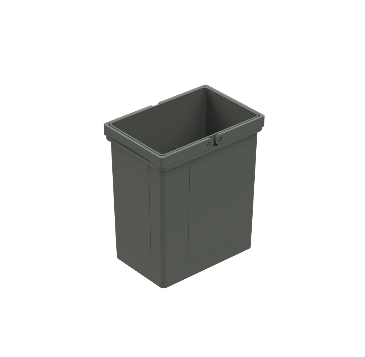WESCO® Doppelbügel-Eimer, anthrazit, 7 l